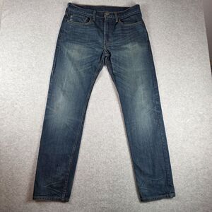Levis 502 Regular Taper Mens Dark Wash Denim Jeans Blue W34 L34